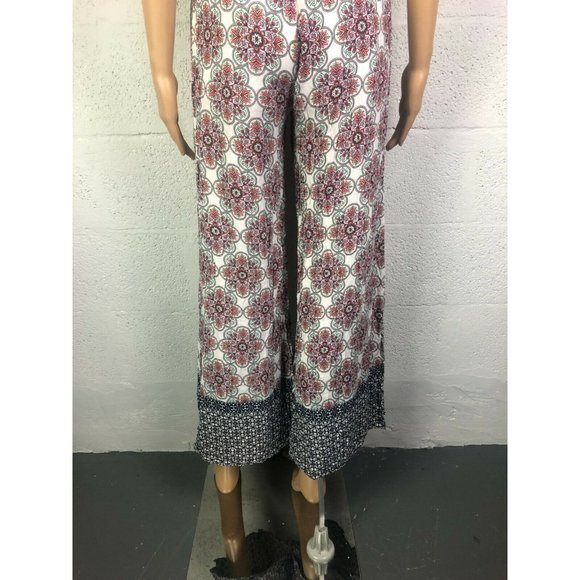 Purple Snow Mandala Romper Pants Jumpsuit Boho Playsuit Style RSA3522 Size S - Picture 6 of 12